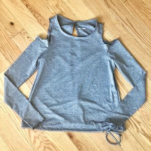 Manduka Yoga Open Back Shoulder Long Sleeve Shirt